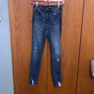Patched Hollister jeggings